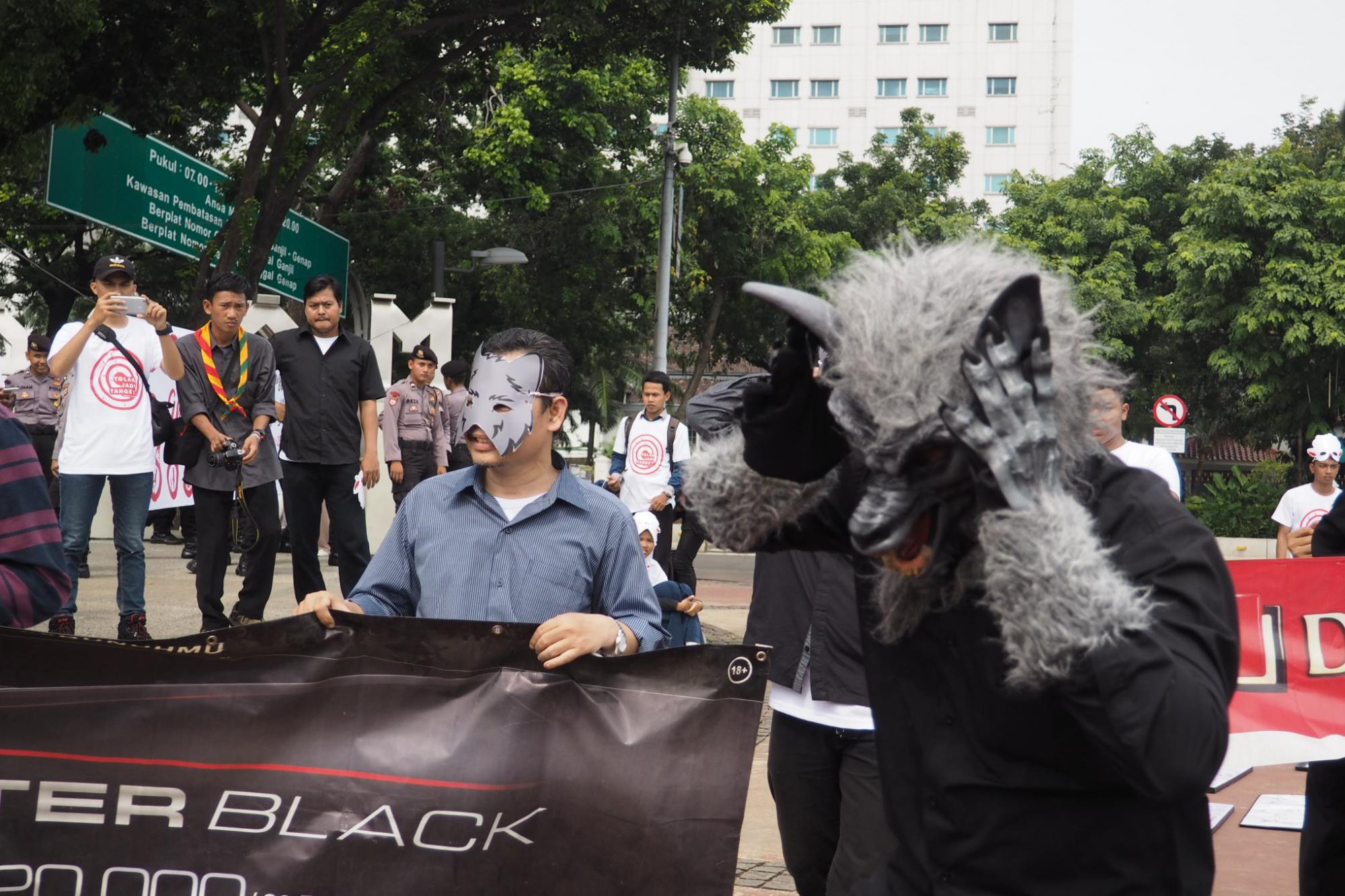 Aksi #TolakJadiTarget: Perusahaan Rokok, Serigala Berbulu Domba