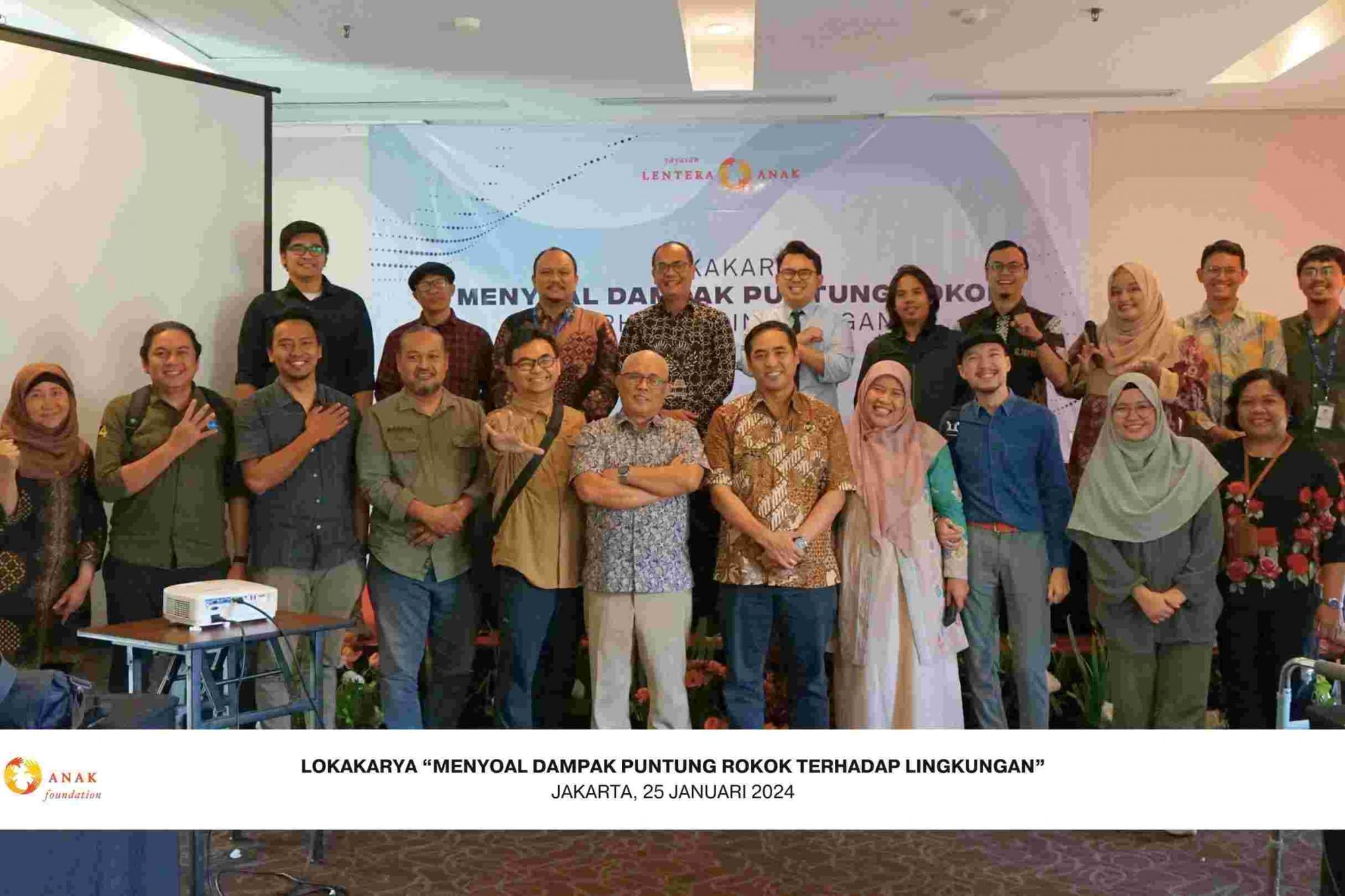 Lokakarya Menyoal Dampak Puntung Rokok terhadap Lingkungan