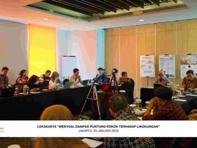 Lokakarya Menyoal Dampak Puntung Rokok terhad...